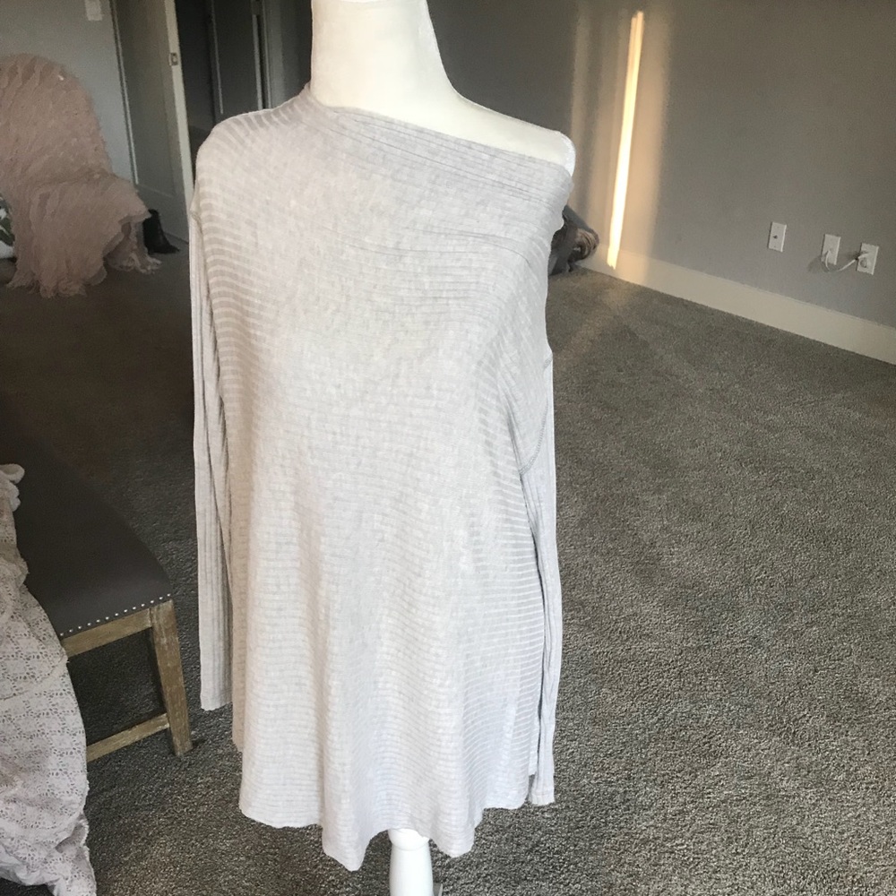 Free People Rib Split Back Pullover - Picture 4 of 4